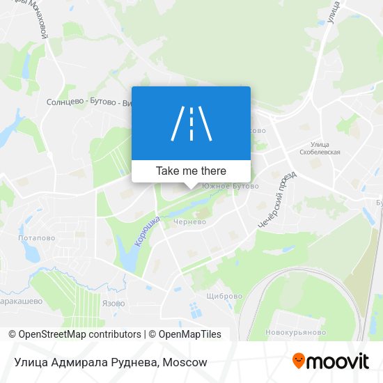 Улица Адмирала Руднева map