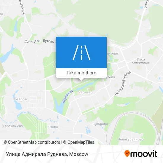 Улица Адмирала Руднева map