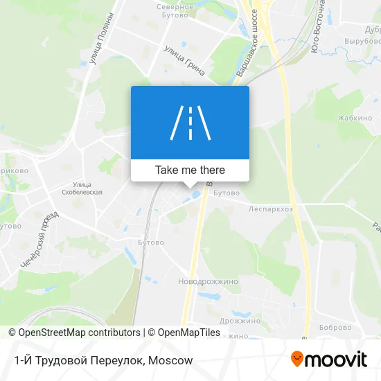 1-Й Трудовой Переулок map