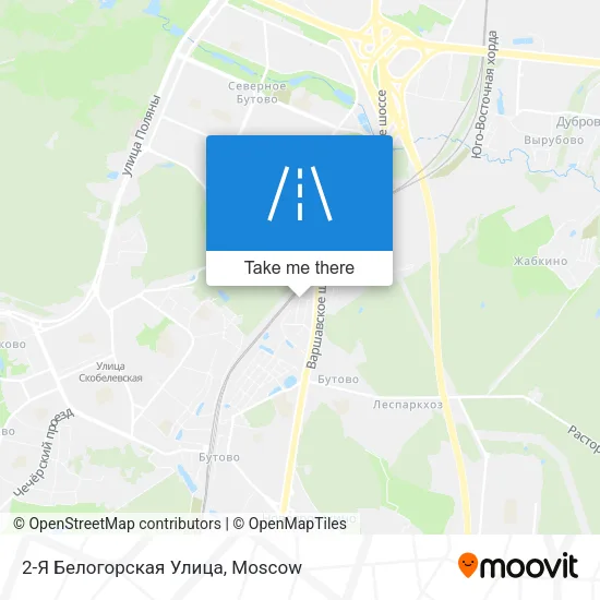 2-Я Белогорская Улица map