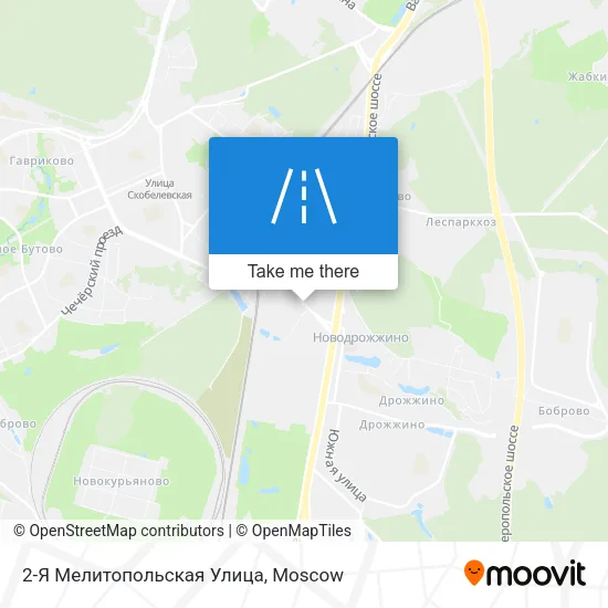 2-Я Мелитопольская Улица map