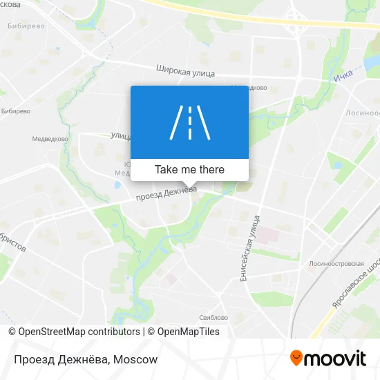 Проезд Дежнёва map