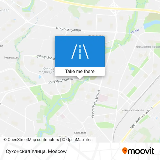 Сухонская Улица map