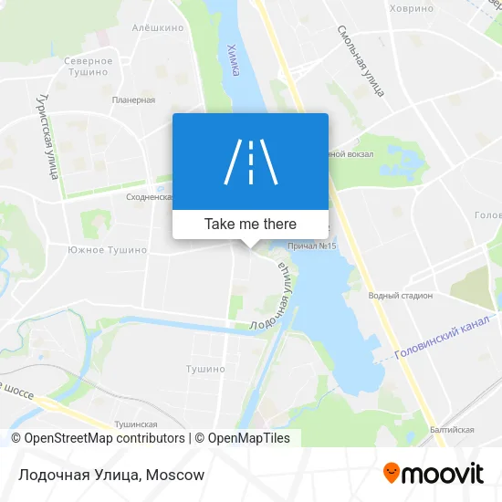 Лодочная Улица map