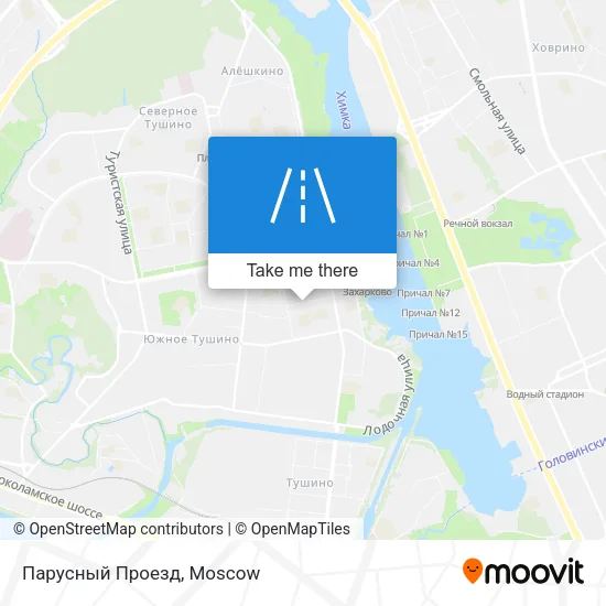 Парусный Проезд map