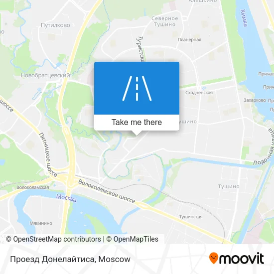 Проезд Донелайтиса map