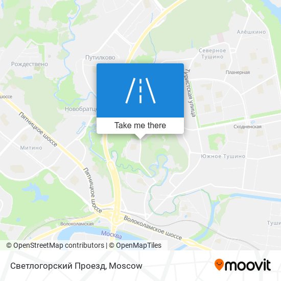 Светлогорский Проезд map