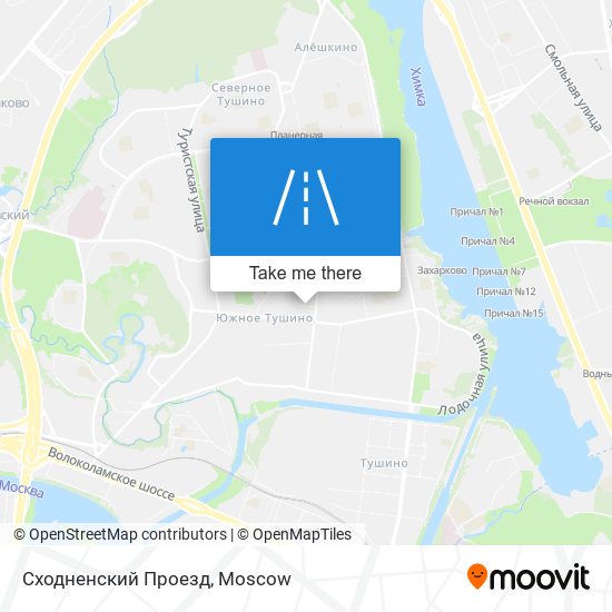 Сходненский Проезд map