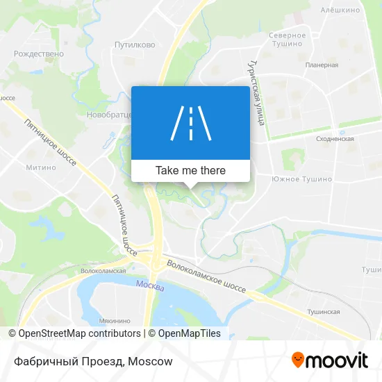 Фабричный Проезд map