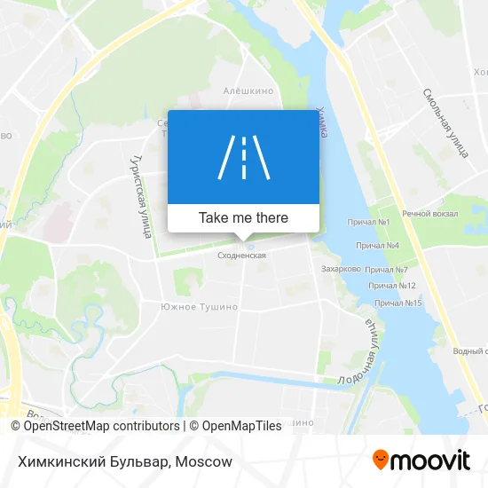 Химкинский Бульвар map