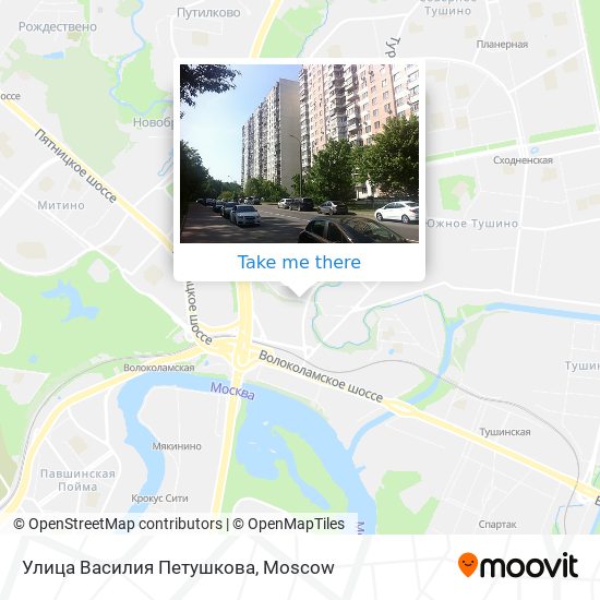 Улица Василия Петушкова map