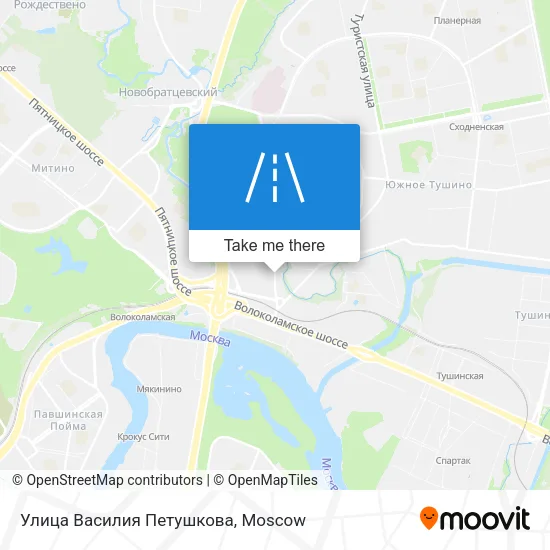 Улица Василия Петушкова map