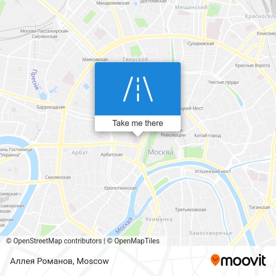 Аллея Романов map