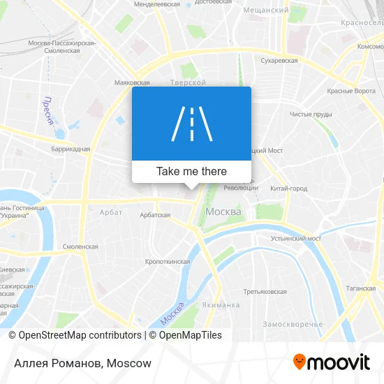 Аллея Романов map