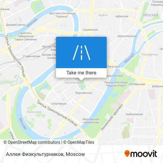 Аллея Физкультурников map