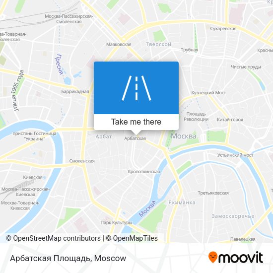 Арбатская Площадь map