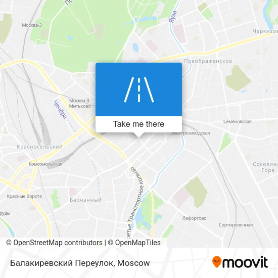 Балакиревский Переулок map