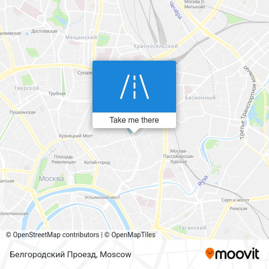 Белгородский Проезд map