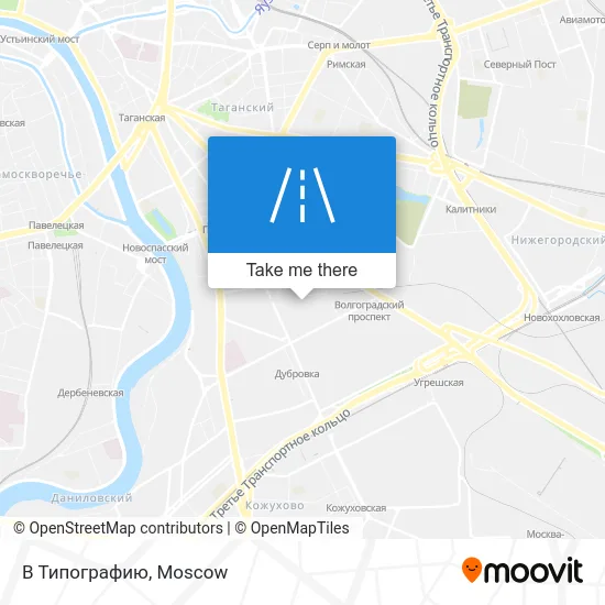 В Типографию map