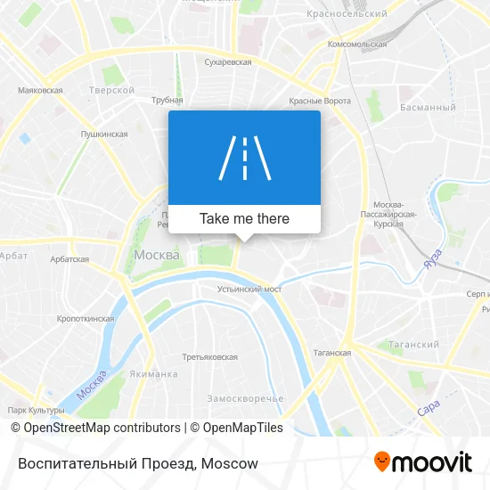 Воспитательный Проезд map