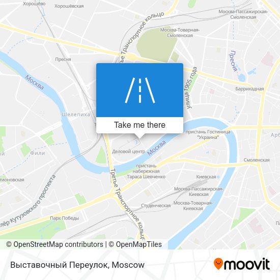 Выставочный Переулок map
