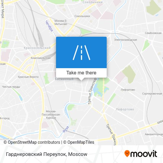 Гарднеровский Переулок map