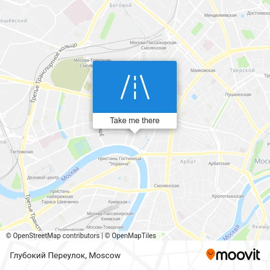 Глубокий Переулок map