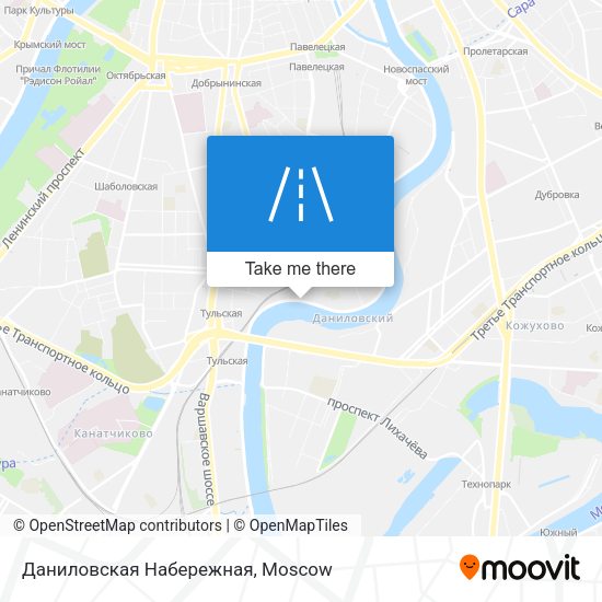 Даниловская Набережная map