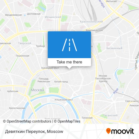 Девяткин Переулок map
