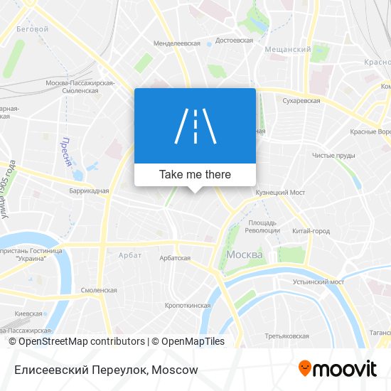 Елисеевский Переулок map