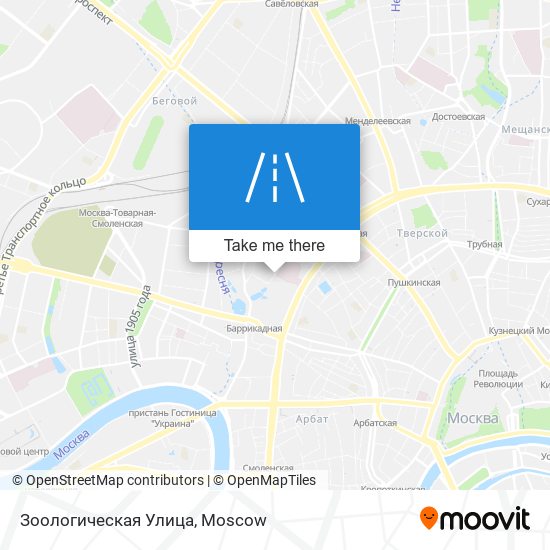 Зоологическая Улица map