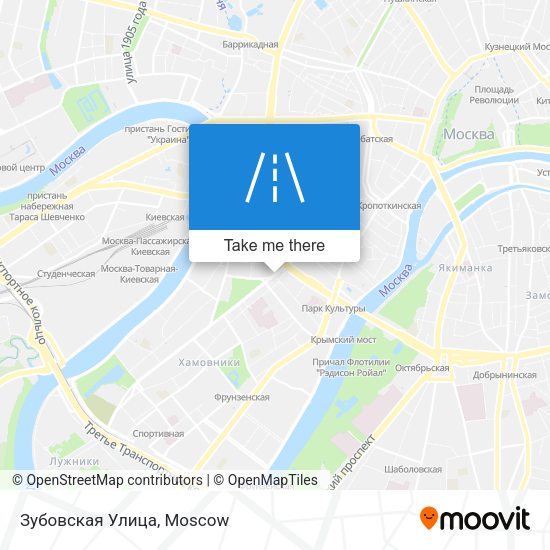 Зубовская Улица map
