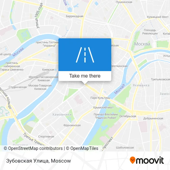 Зубовская Улица map