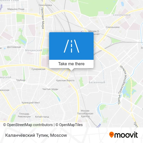 Каланчёвский Тупик map