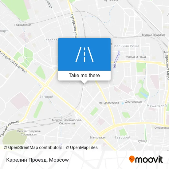 Карелин Проезд map