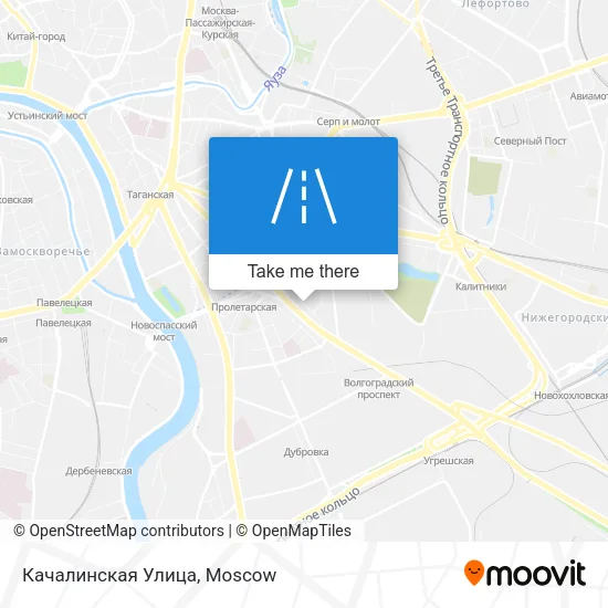 Качалинская Улица map