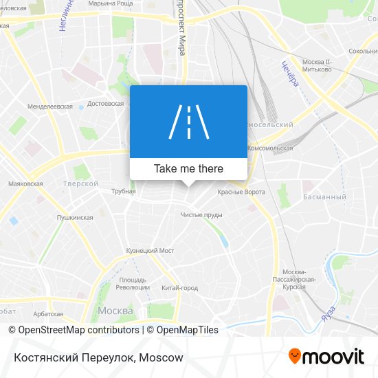 Костянский Переулок map