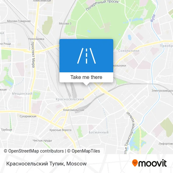 Красносельский Тупик map