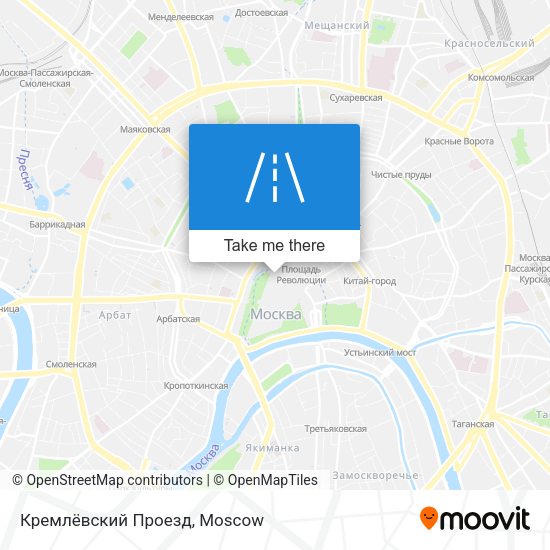 Кремлёвский Проезд map
