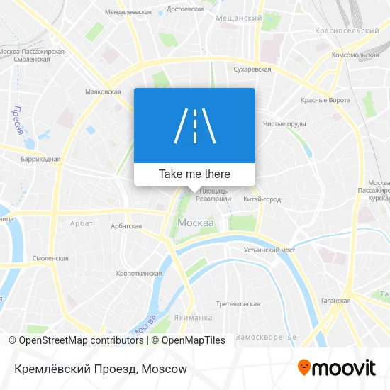 Кремлёвский Проезд map