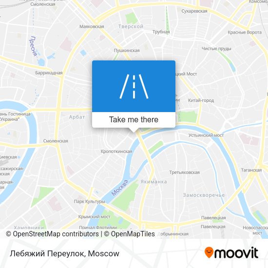 Лебяжий Переулок map