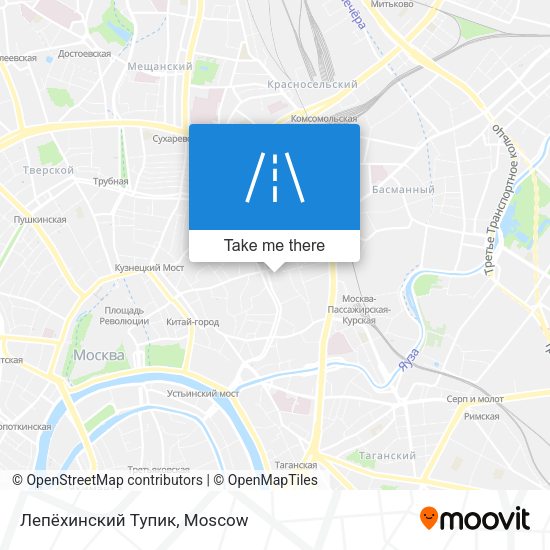 Лепёхинский Тупик map