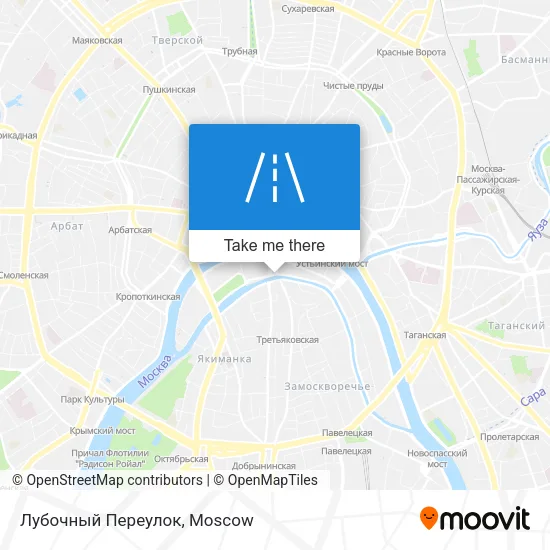 Лубочный Переулок map