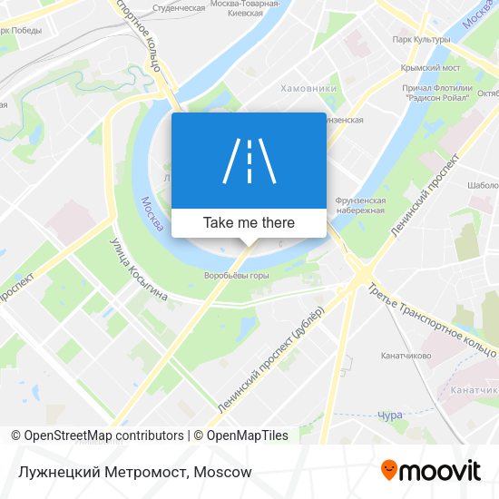 Лужнецкий Метромост map