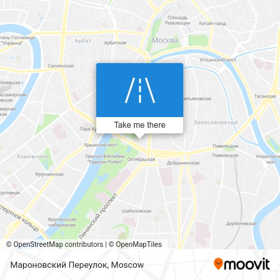 Мароновский Переулок map