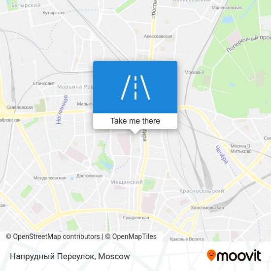 Напрудный Переулок map