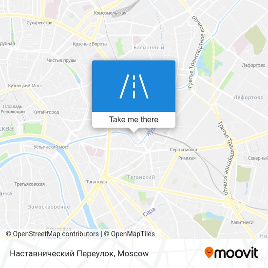 Наставнический Переулок map
