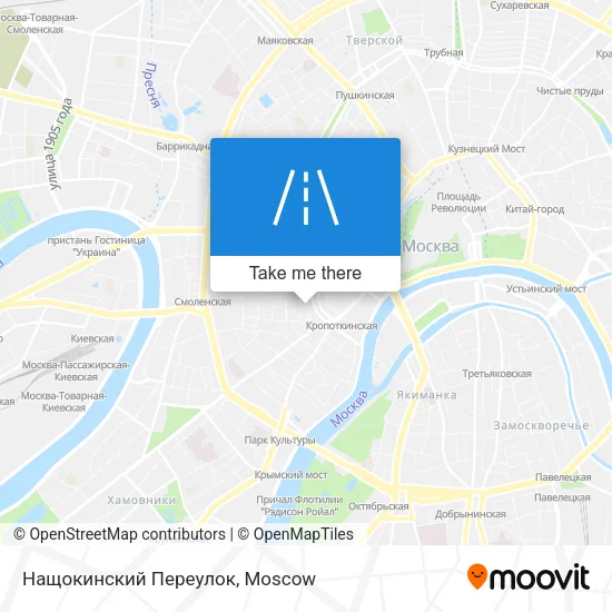 Нащокинский Переулок map