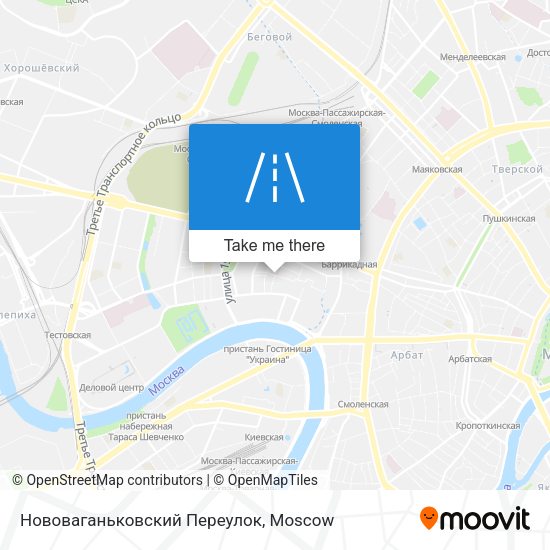 Нововаганьковский Переулок map