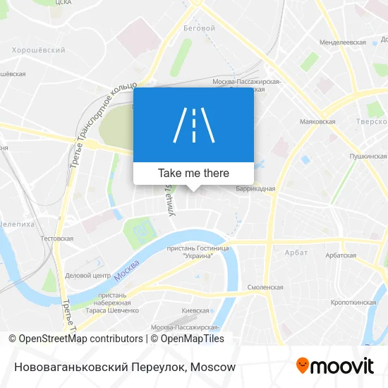 Нововаганьковский Переулок map